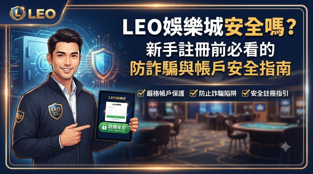 為主標題,並搭配防詐騙與帳戶安全指南的相關說明。 畫面中呈現專業的安全防護視覺風格,強調嚴格帳戶保護與防止詐騙陷阱的重點。